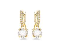 Swarovski 5638802 Ohrring Ohrringe zum Klipsen Metall Gold, Weiß
