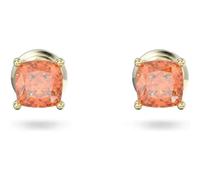 Swarovski Stilla Ohrstecker Gold mit Orangefarbenen Zirkonia Swarovski Kristallen, 5639123