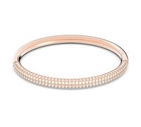 Swarovski Stone Armreif, Weiss, Roségold-Legierungsschicht
