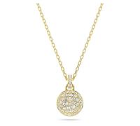 Swarovski Meteora Anhänger im Lagenlook, Weiß, Goldlegierungsschicht
