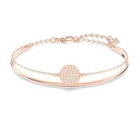 Swarovski Armreif 5274892 Ginger, weiß, rosé vergoldet