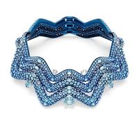 Swarovski Sublima Crystals Damen-Halskette, Blau, 11,2-15,8 cm