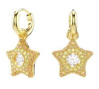 Swarovski Sublima Stern Drop-Ohrhänger - Gold