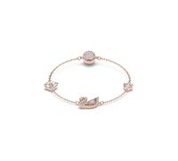 Swarovski 5472271 Dazzling Swan Armband Größe M, mehrfarbig, rosé Vergoldung