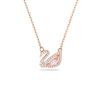 Swarovski Swan Halskette, Schwan, Rosa, Roségold-Legierungsschicht