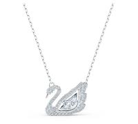 Swarovski Halskette 5514421 Dancing Swan, weiss, rhodiniert