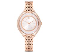 Crystalline aura Uhr, Schweizer Produktion, Metallarmband, Roséfarben, Roségoldfarbenes Finish OS