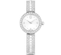 Matrix pearl bangle Uhr, Schweizer Produktion, Kristallarmband, Weiß, Edelstahl OS