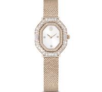 Matrix Octagon Uhr, Metallarmband, Goldfarben, Champagne-vergoldetes Finish