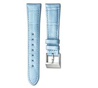 Swarovski Uhrenband 5130899 O_ Class Leder blau mit Croco Muster