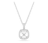 Swarovski Una Angelic Anhänger, Kissenform-Schliff, Weiß, Rhodiniert