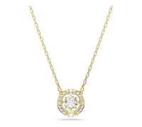 Swarovski Una Angelic Anhänger, Mischschliff, Weiß, 18 Karat Vergoldet
