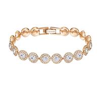 Swarovski Angelic Armband, M, roségold, Crystal 5240513