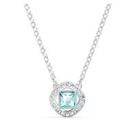 Swarovski Angelic Square Halskette, Blau, Rhodiniert, Amazon Exklusiv