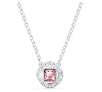Swarovski Una Angelic Square Halskette, rosa, rhodiniert, Amazon Exklusiv