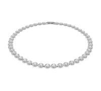 Swarovski Halskette Una Angelic 5117703, rund, weiß, rhodiniert