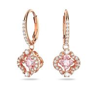 Swarovski Armreif Sparkling Dance Glücksklee Rosa Roségold-Legierungsschicht