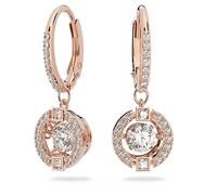 Swarovski Damen Ohrhänger rosegold / transparent, Größe One Size, 4587306 Rosegold / Transparent One Size