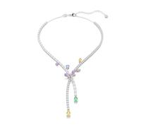 Swarovski x Ariana Grande Halskette, Verschiedene Schliffe, Libelle, Mehrfarbig, Rhodiniert