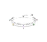 Swarovski x Ariana Grande Tennis Armband, Verschiedene Schliffe, Mehrfarbig, Rhodiniert