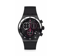 Swatch Armbanduhr Irony Chrono YVB413 Magenta at Night, Schwarz , Modern