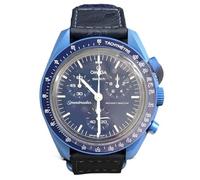 OMEGA x Swatch MoonSwatch Mission to Neptune Straußenleder SO33N100C