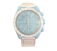 OMEGA x Swatch MoonSwatch Mission to Uranus Straußenleder SO33L100C