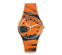 Swatch SUOZ362 Armbanduhr Barns-Graham's Orange and Red on Pink