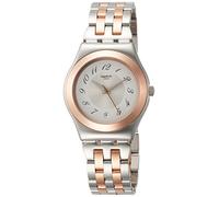Swatch Damen Armbanduhr Analog Quarz Edelstahl YLS454G