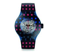 Swatch Damen-Armbanduhr Analog Quarz Silikon SUUN100