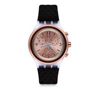 Swatch Damen Armbanduhr Chronograph Quarz Silikon SVCK1005