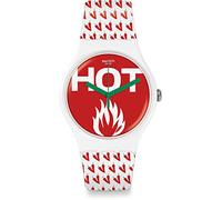 Swatch Damen Armbanduhr Digital Quarz Silikon SUOW146