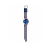 Swatch Damen Digital Quarz Uhr mit Silikon Armband YES4014