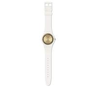 Swatch DamenArmbanduhr Analog Quarz Silikon SUOW168