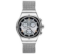 Swatch HerrenArmbanduhr Chronograph Quarz Edelstahl YVS453MB