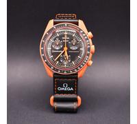 Swatch Omega Bioceramic Moonswatch Mission on Earth - LAVA