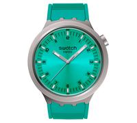 Swatch SB07S100 Big Bold Irony Armbanduhr Aqua Shimmer