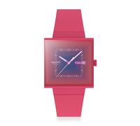 Swatch SO34R700 Armbanduhr Squarely Berry