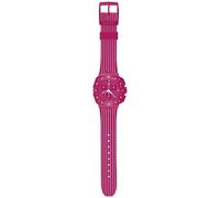 Swatch - SUIP401 - Pink Run - kunststoff chrono - Unisex - Silikon-Armband