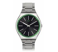 Swatch Uhr Skin Irony SS07S128G GREEN GRAPHITE, Armband
