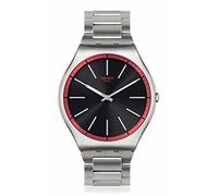Uhr von Swatch Red Graphite SS 07S129G