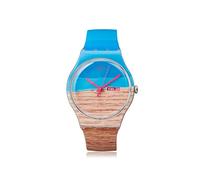 Swatch Unisex-Armbanduhr Analog Quarz Silikon SUOK706