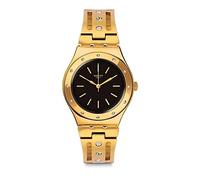 Swatch Unisex ErwachseneArmbanduhr Analog Quarz Edelstahl YLG135G