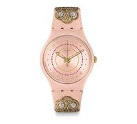 Swatch Unisex ErwachseneArmbanduhr Analog Quarz Stoff SUOP108