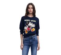 Desigual Damen 25SWSK45 Sweatshirt, Blue, S