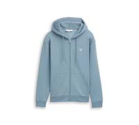 TOM TAILOR Denim Hoodie Sweatjacke mit Logo-Print