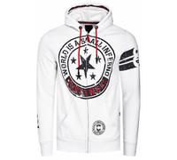 Sweat Jacke mit Front-Prints M