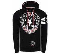 Sweat Jacke mit Front-Prints S