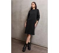 Sweat-Kleid in Unifarbe