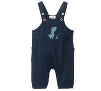 Sweat Latzhose Dino dunkelblau 62/68